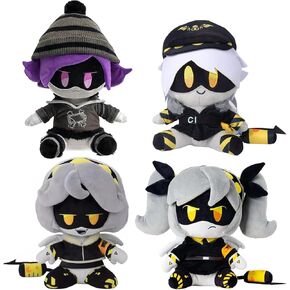 4 PCS Drones Plush ، Uzi ، V ، N ، J ، Doll Doll Doll Christmas Friday For Kids Play Game.