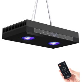Aquarium Light - 95 Watt Sunrise Sunset Moonlight, Group Control Program Coral Reef Light Dimmable Full Spectrum for Marine Tanks,Saltwater Tank Light with Timer (Brackets)