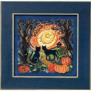 Mill Hill MH14-1206 Moonlit Bexies Beaded Cross Cross Stitch Kit Butons & Beads 2011 Autumn Series