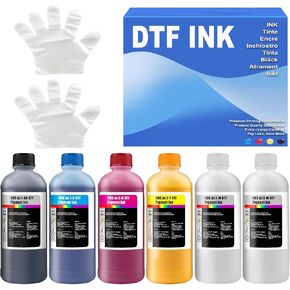 Premium DTF Ink 3000ml- DTF Transfer Ink for Pet Film Revill for DTF Printers Printhead R1390 XP600 L1800 L805 XP600 ET-8550 XP-15000 DX7 WF-4720