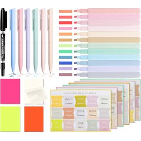 30 PCS Suster Bible Supplies ، Koulding Kiter City ، Morandi Colored Bible Study Kit مع Pastel Highlighters و Tabs ، Gel Als ، Notes Sticky for Women Tethes Beginner ، Christian Gifts