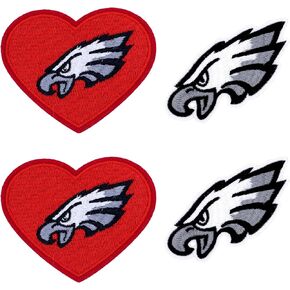 4PCS Rugby Fans Logo Team Logo Iron on Patches Patches Embroidery for close و backpack و hat و jeans و diy accessories (5pcs mix)