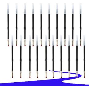 30 Pieces Pen Refills Ink Ballpoint Pen Refill 3.85 Inch Replacement Ink Refill Bulk for Retractable Pens Office School Supplies, Medium Point(Blue3.85) in Kuwait