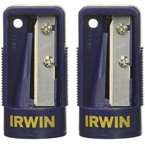 Irwin Carpenter Pencil Sharpener (233250) ، Blue (حزمة 2)