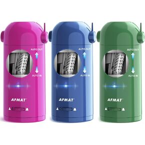 AFMAT تلقائيًا بالكامل قلم رصاص ، 3 عبوات (أرجوانية ، أزرق ، أخضر)