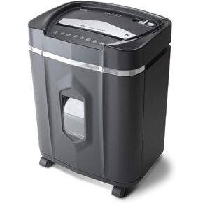 Aurora AU1208XE Anti-Jam 12-Sheet Crosscut Paper/Credit Card Shredder with 4.8 Gallon Wastebasket
