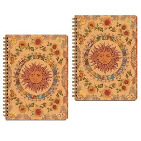 2Packs ملونة ، Coquette Bows Notebook College حكمت Preppy Trendy Bow Ribbon Journaling Notebooks Hompts for Women Girls Note Books Cornals for spiral bound boxtuds upplies supplies