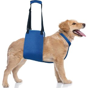 Adjustable Dog Lift Harness with Fixing Strap, Lift Sling for Large Dogs Hind Leg Support, Soft Rehab Harness for Weak Rear Legs, Ideal for Senior, Injured, Disabled Dogs and Surgery Recovery (L) in Saudi Arabia