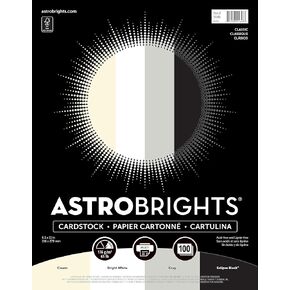 ورقة بطاقة Astrobrights ، 65 رطلاً ، 8.5 ×