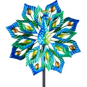 Wonder Garden Wind Spinners في الهواء الطلق ، منحوتات الرياح والغزل ، طاحونة معدنية للسيارة الخارج