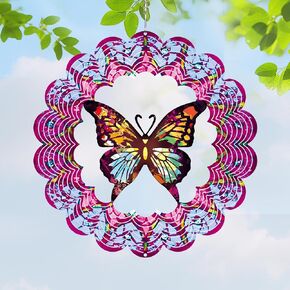 Bnesi Hummingbird Wind Spinner Novel Hommingbird Gifts for Women Metal Hanging Wind Spinner Dirocbird Decor Metal Bird Wind Chimsbird House House Decor
