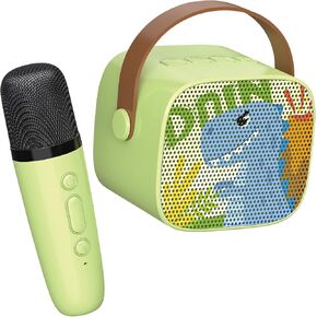 Dinosaurs Mini Karaoke Machine للأطفال ، هدايا عيد ميلاد عيد الفصح لـ 3 4 5 6 7 7 8 9 10 11 سنة ، ألعاب صغيرة للأولاد الذين تتراوح أعمارهم