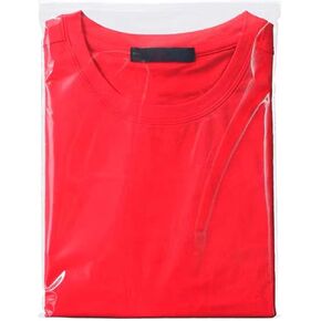 100 Pcs 9 x 12 Inch T-shirt Bags, Clear Apparel Bags, Self-Adhesive Sealing Cellophane Bag for Packaging Clothing