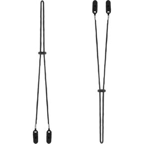 Lusofie 2pcs مقاطع حزام قابلة للتعديل مع أقفال الحبل ، حزام الذقن القبعة ، أحزمة قبعة مقاومة للارتداء للرياح ، سلاسل تدافع للسفر غولف الصيد في الهواء الطلق الرياضة