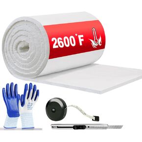 بطانية من الألياف السيرامية - عزل ، مصنفة إلى 2600F (70 "x24" x1 ")