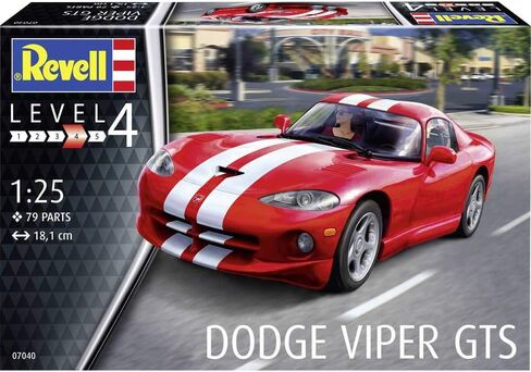 Revell RV07040 1:25 - مجموعة موديل Dodge Viper GTS البلاستيكية ، ألوان متعددة in Kuwait