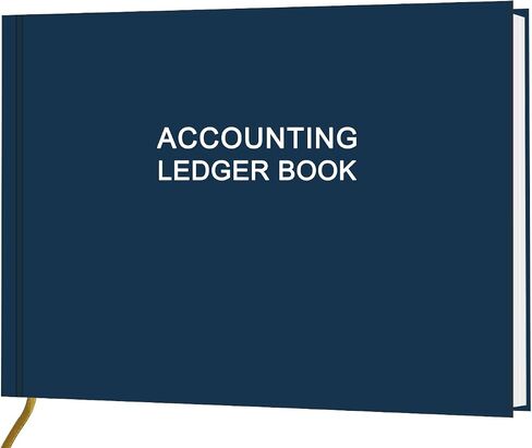 Accounting Ledger Book - Ledger Book for Small Businesses Bookkeeping & Personal Use, Expense Tracker Notebook for Tracking Money, Expenses, Deposits & Balance, 7" x 10", Blue in Saudi Arabia