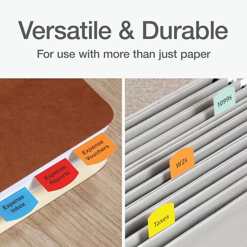 ريدي تاج، RTG33120، علامات فهرسة قابلة للطباعة بالليزر، 100/علبة، متنوعة in Kuwait