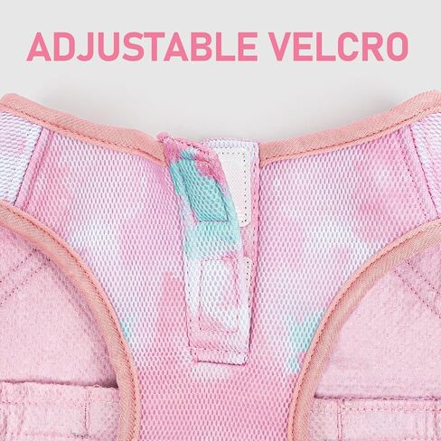 KYEESE Dog Cooling Vest Lightweight Dog Cooler Jacket 3D Breathable Mesh Pet Cooling Shirts with Reflective Stripe UV Protection Pet T Shirt for Beach, Hiking, Walking (Pink, L) in Saudi Arabia