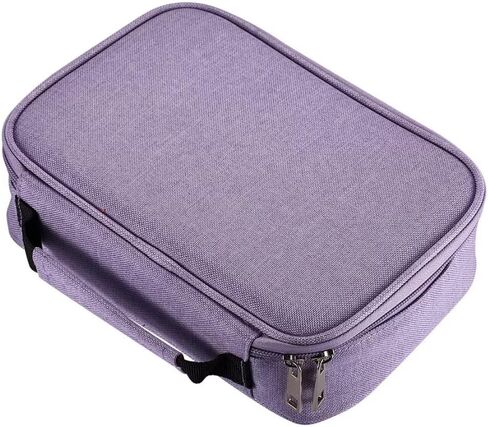 Pencil Case, 72 Slots Multi-Functional Large Capacity Pens Case Pencil Pouch Wrap Coloring Pencil Holder Organizer Stationary Bag with Interior Zippered Pocket for Small Accessories, Black, in Saudi Arabia
