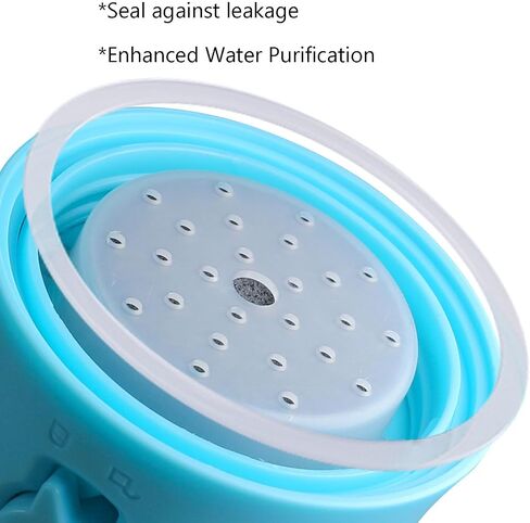 Dog Water Bottle,2 in 1 Portable Pet Water Bottle with Food Container,Lightweigh,Portable Water Dispenser,Outdoor for Cat,Puppy,Pets for Walking,Hiking,Travel (Green&Pink, 19Oz) in Saudi Arabia