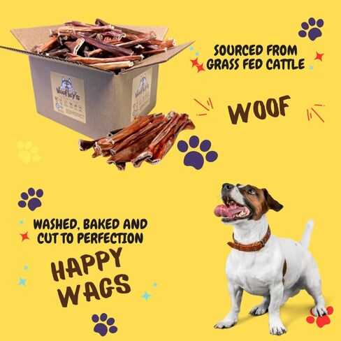 Woofley's - المريء متشنج (30 عددًا) - أعواد المريء للكلاب - مضغ آمن للكلاب - أعواد الفتوة للكلاب المتشنجة سهلة الهضم in Kuwait