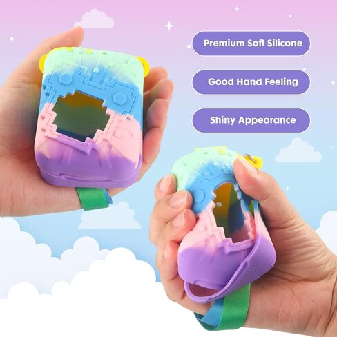 Silicone Cover Case for Bitzee Disney Interactive Toy, Silicone Protective Cover for Bitzee Virtual Electronic Pets, Digital Pet Accessories for Bitzee with Lanyard (Case Only) in Kuwait