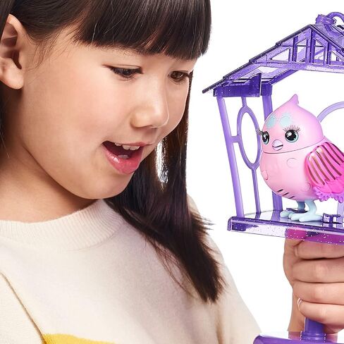 حيوانات أليفة حية صغيرة - Lil 'Bird & Bird House: Princess Polly | منازل الطيور القابلة للربط ، ورؤوس الطيور الجديدة المتحركة مع 20 + أصوات ، وتتفاعل للمس in Kuwait