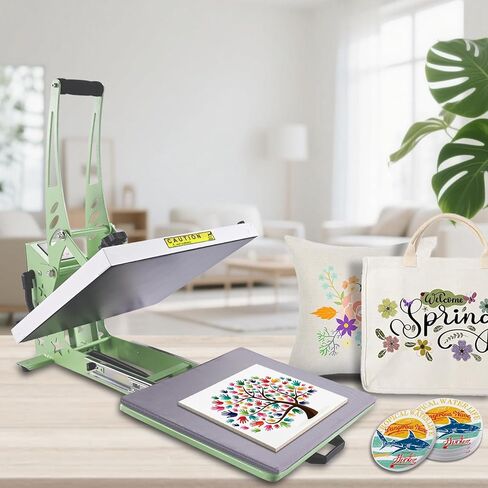 Coolsub Heat Press 15x15 inch slide Out Heat Press Machine ، آلة نقل الحرارة الرقمية الصناعية للتسامي للقميص الوردي الساخن in Kuwait
