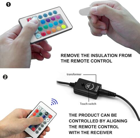 Submersible Aquarium Light, Fish Tank Light with Air Bubble Hole, RGB Color Changing Brightness Adjustable IP68 Waterproof Remote Control LED Light for Aquarium Fish Tank 20 inch in Saudi Arabia