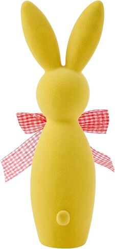 زخرفة راتنج الأرنب في عيد الفصح ، تم ترقية راتنجات الربيع النحت الربيعي النحت الربيعي لزخارف عيد الفصح والهدايا (9.2 بوصة أصفر) in Kuwait