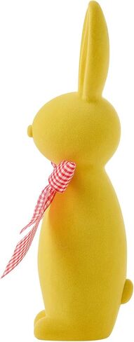 زخرفة راتنج الأرنب في عيد الفصح ، تم ترقية راتنجات الربيع النحت الربيعي النحت الربيعي لزخارف عيد الفصح والهدايا (9.2 بوصة أصفر) in Kuwait