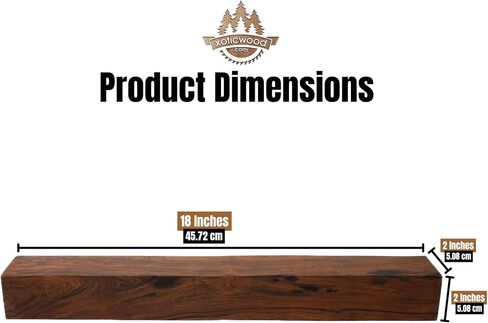 IECAP LLC Hardwood Ironwood Blanks, Exotic Wood – Woodchucks Wood – Hardwood Lumber – Natural Wood for DIY Crafts – Ironwood Lumber Turning Blanks – Size 14 x 2 x 2 inches – Pack of 1 in Saudi Arabia
