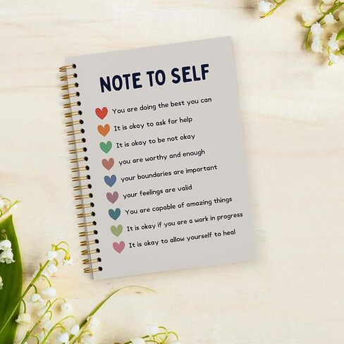 Groovy Floral Teacher Notebook, Teacher Gifts for Women, Teacher Appreciation Gifts, Thank You Teacher Gifts, Teacher Desk Supplies, Teach Them Love Them Spiral Notebook 5.5x8.3 Inch in Saudi Arabia