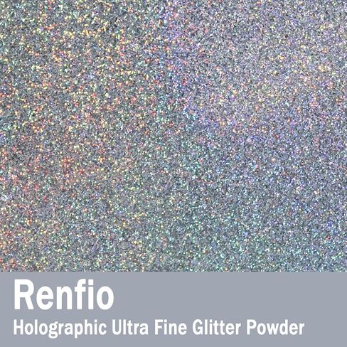 بريق ثلاثي الأبعاد Renfio ، 16 لون راتنج بريق وضع كل 15 جرام/0.53 أوقية بريق غرامة إضافية للحرف PET 1/128 "إكسسوارات راتنج الايبوكسي تلميذات مسحوق للبهلوانات الوحل صنع الأظافر قنبلة in Kuwait