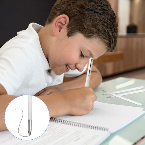 50pcs ballpoint pen scleds ، 1 مم متوسطة الأزرق حبر الحبر الحبر الكبير الدهون pen إعادة ملء الكتابة بسلاسة نقاط التعبئة الحبر لملوازات المكاتب المدرسية (الأزرق) in Saudi Arabia