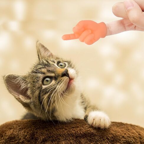 32 Pcs Elastic Tiny Puppet Funny Mini Finger Little Hands Realistic Miniature Small Hands for Game, Cats Photograph, Adults Kids Party Favors in Kuwait