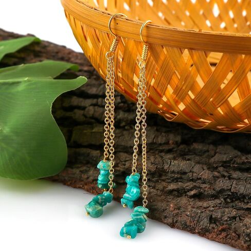 TGH Natural Chips Beads Crystals Drop rapring ، Nuggets Chips Gemstone ، Crysts Energy Healing ، عيد ميلاد ، هدية لها ، مجوهرات الأحجار الكريمة in Saudi Arabia