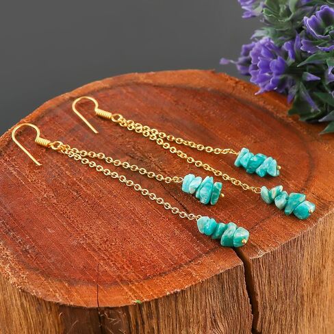TGH Natural Chips Beads Crystals Drop rapring ، Nuggets Chips Gemstone ، Crysts Energy Healing ، عيد ميلاد ، هدية لها ، مجوهرات الأحجار الكريمة in Saudi Arabia
