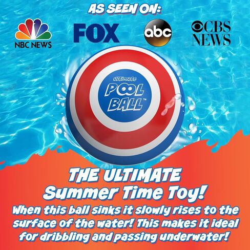 The Ultimate Pool Ball - املأها بالماء للعب ألعاب تحت الماء - أفضل ألعاب في الهواء الطلق للأطفال الذين تتراوح أعمارهم بين 8 و 12 عامًا. in Kuwait
