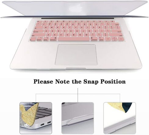 iCasso Compatible with MacBook Air 13 Inch Case 2020 2019 2018 Release A2179/A1932 with Retina Display Touch ID, Hard Plastic Shell Case and Keyboard Cover- Left Right Brain in Kuwait