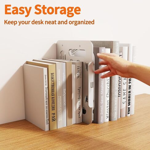 Luxdecor Metal Book Stand for Reading Adjustable-Book Holder with 360°Rotating Base & 2 Page Clips, Display Stand for Recip,Book Reading, Cookbooks,laptops,Big Musical Score (Foldable Design) in Kuwait