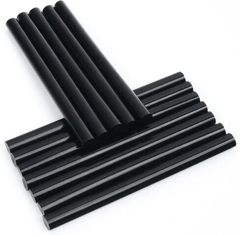 12Pcs Keratin Glue Sticks for Hair Extensions, Professional Hot Melt Glue Stick, Hair Adhesive Keratin Gun Bond Stick for DIY Project (Black+Yellow+Brown） in Kuwait