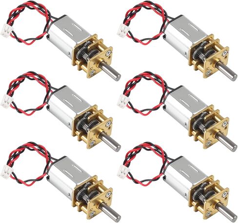 3pcs Mini Micro N20 Gear Motor DC 3V-6V SPEED SPEED Full Metal Gear Box Micro Motors Motors for DIY Robot Car RC Toys in Kuwait