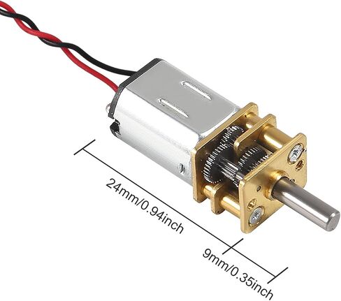 3pcs Mini Micro N20 Gear Motor DC 3V-6V SPEED SPEED Full Metal Gear Box Micro Motors Motors for DIY Robot Car RC Toys in Kuwait