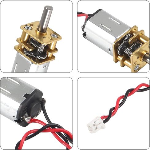 3pcs Mini Micro N20 Gear Motor DC 3V-6V SPEED SPEED Full Metal Gear Box Micro Motors Motors for DIY Robot Car RC Toys in Kuwait