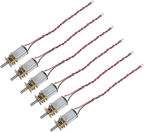 3pcs Mini Micro N20 Gear Motor DC 3V-6V SPEED SPEED Full Metal Gear Box Micro Motors Motors for DIY Robot Car RC Toys in Kuwait