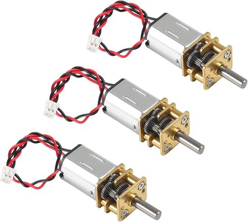 3pcs Mini Micro N20 Gear Motor DC 3V-6V SPEED SPEED Full Metal Gear Box Micro Motors Motors for DIY Robot Car RC Toys in Kuwait