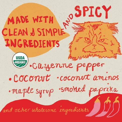 Madly Hadley Plant-Based Bacon Bits -Organic, Healthy Vegan Snack, Crunchy Topper, Keto-Friendly, Gluten-Free Topping for Salads, Pasta and Pizza - 6 Oz - Pack of Two (Flaming Habanero) in Saudi Arabia