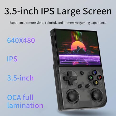 G350 Retro Handheld Game Console ، G350 Retro Gaming Console 3.5 '' 'Screen Screen Linux System مدمج في بطاقة 64g TF 20+محاكيات تم تثبيتها مسبقًا 4371 ألعابًا وحدة تحكم لعبة Retro مع بطارية 3500 مللي أمبير في الساعة Pink in Kuwait